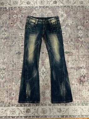 Lolita Korean low rise grungy jeans